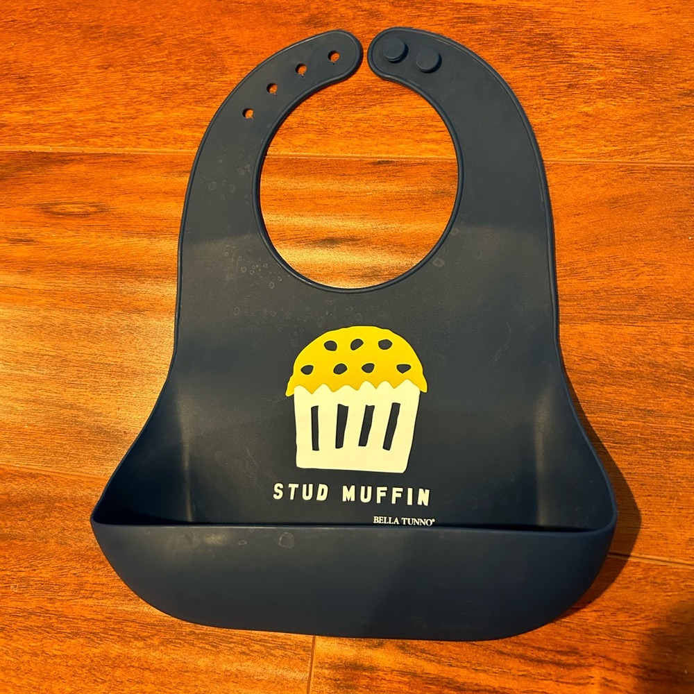 Bella Tunno “Stud Muffin” silicone bib